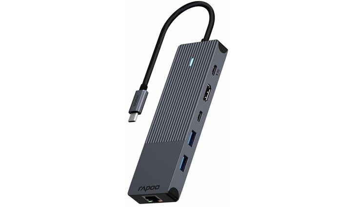 Rapoo 217689 USB-C 6-in-1 Multiport Adapter