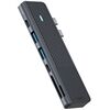 Rapoo 217690 USB-C 7-in-2 Multiport Adapter