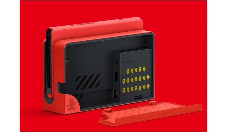 Nintendo Switch Konsole (OLED-Modell) rot - Mario Edition