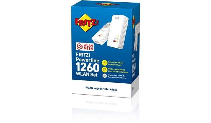 AVM FRITZ!Powerline 1260E WLAN Set