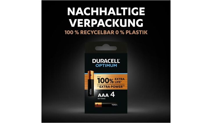 Duracell MN 2400 Optimum AAA 4er Blister