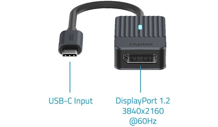 Rapoo 217686 USB-C>DisplayPort Adapter