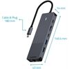 Rapoo 217689 USB-C 6-in-1 Multiport Adapter