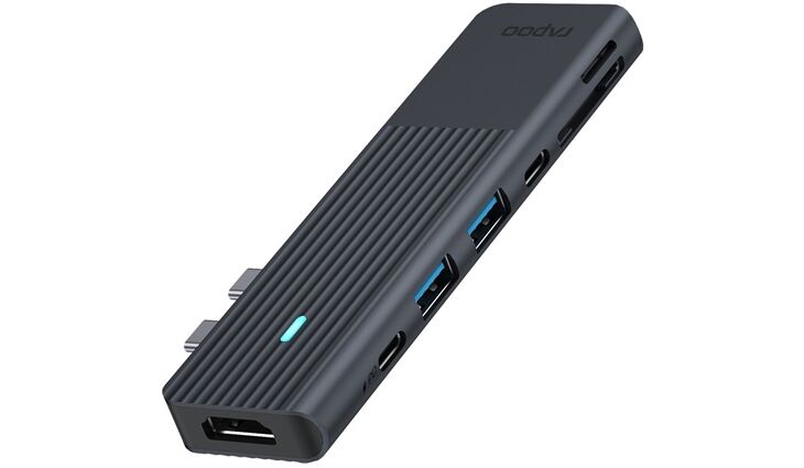 Rapoo 217690 USB-C 7-in-2 Multiport Adapter