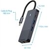 Rapoo 217691 USB-C 8-in-1 Multiport Adapter