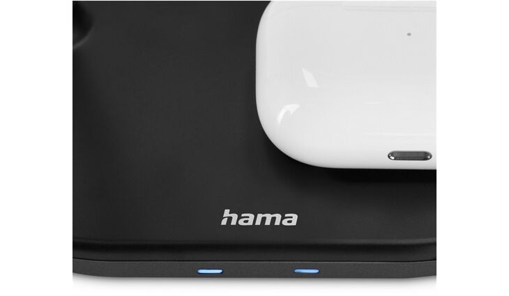 Hama 187272 3in1 Kabellose Ladestat. MagCharge