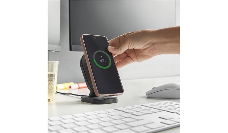 Hama 201685 Wireless Charger QI-FC10S-Fabric