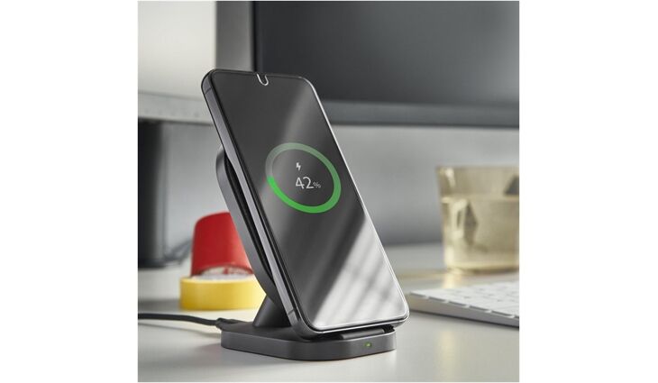Hama 201685 Wireless Charger QI-FC10S-Fabric