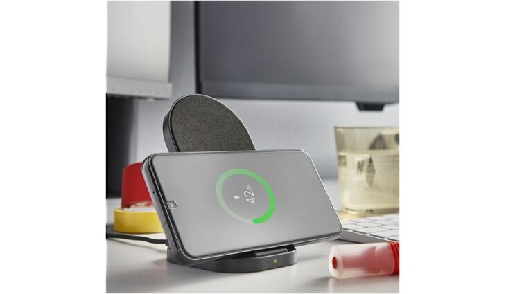 Hama 201685 Wireless Charger QI-FC10S-Fabric
