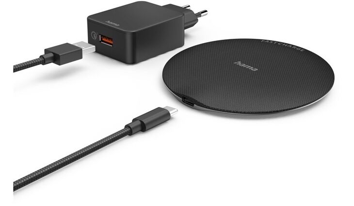 Hama 201687 Wireless Charger-Set FC15 Metal