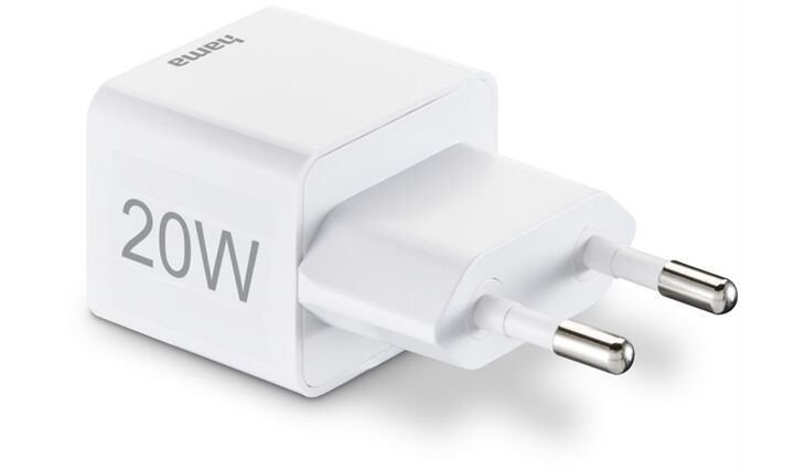 Hama 201650 Mini-Schnellladegerät USB-C (20W)