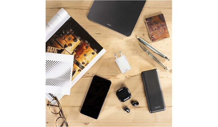Hama 201650 Mini-Schnellladegerät USB-C (20W)