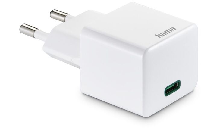 Hama 201650 Mini-Schnellladegerät USB-C (20W)
