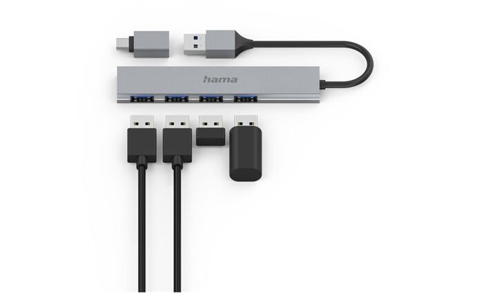 Hama 200141 USB-Hub 4 Ports USB 3.2 Gen1