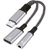 Peter Jäckel 20894 USB-C zu 3,5 mm Audioadapter mit Ladefunktio