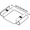 Hama 118901 Handytasche Eco für Smartphone 7,5x15,3cm