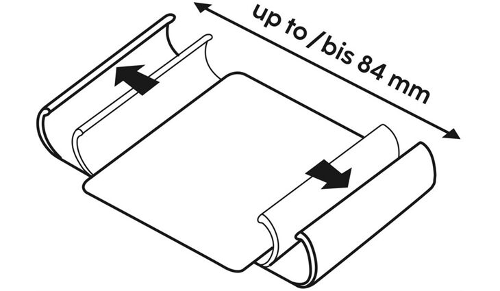 Hama 118901 Handytasche Eco für Smartphone 7,5x15,3cm