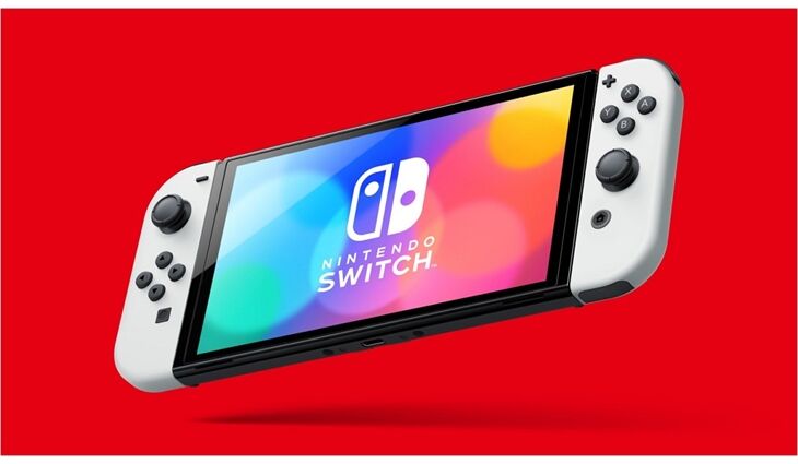 Nintendo Switch Konsole (OLED-Modell) weiß