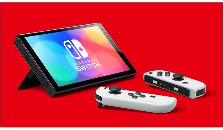 Nintendo Switch Konsole (OLED-Modell) weiß