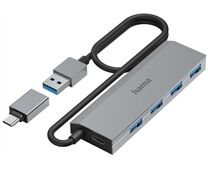 Hama USB-Hub 4 Ports, USB 3.2 Gen1