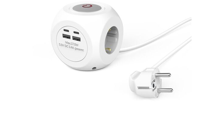 Hama Steckdosenwürfel 3-fach (1,4m)