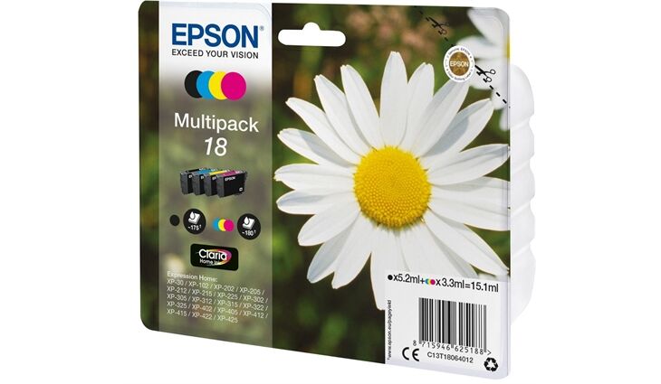 Epson 18 Multipack 4-farbig (C13T18064010)