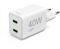 Hama Schnellladegerät 2x USB-C (40W)