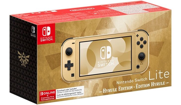Nintendo Switch Lite Konsole Hyrule-Edition