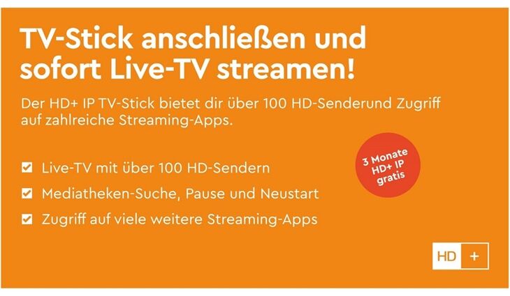 HD+ IP TV-Stick