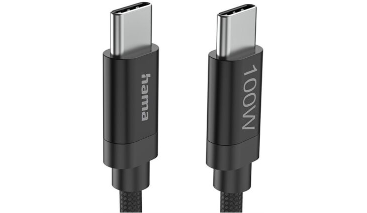 Hama 201749 Ladekabel Fabric (3m)USB-C>USB-C