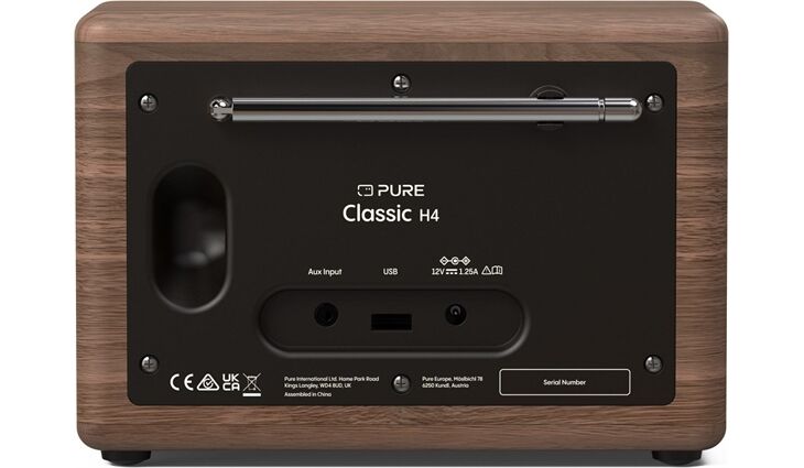 Pure Classic H4 coffe black/walnuss