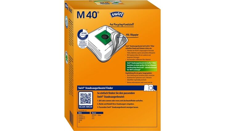 Swirl M40/ M54AS Staubsaugertüten