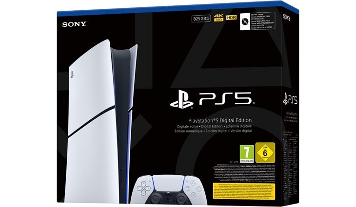 Sony PlayStation 5 Konsole Slim Digital E-Chas.
