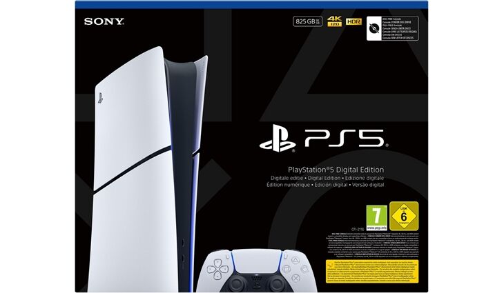 Sony PlayStation 5 Konsole Slim Digital E-Chas.
