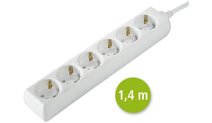 Hama 30383 6-fach Steckdosenleiste