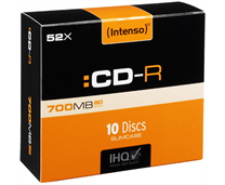 Intenso CD-R 700MB 80min 52x 10er Slimcase