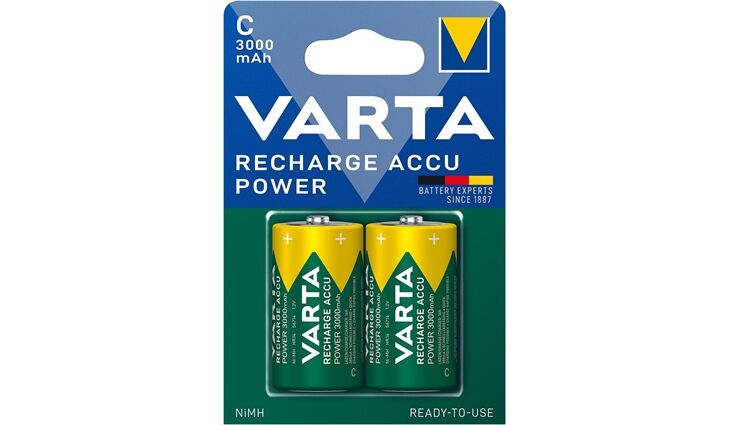 Varta R14/C/Baby 3000mAh Accu 2erPack