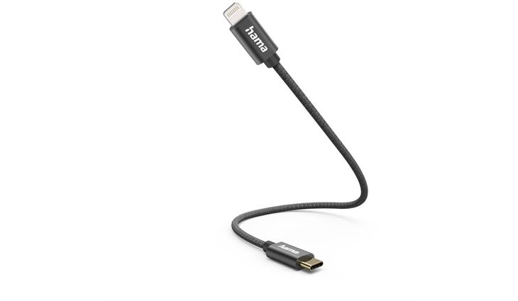 Hama 201601 Ladekabel USB-C>Lightning (0,2m)
