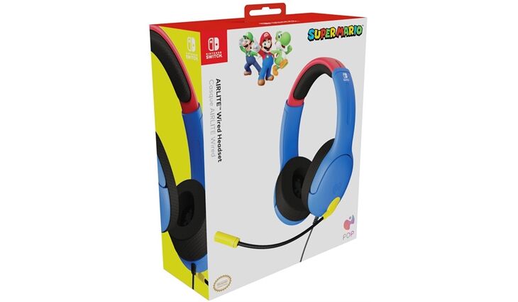 PDP LVL40 Airlite Headset Mario Edition