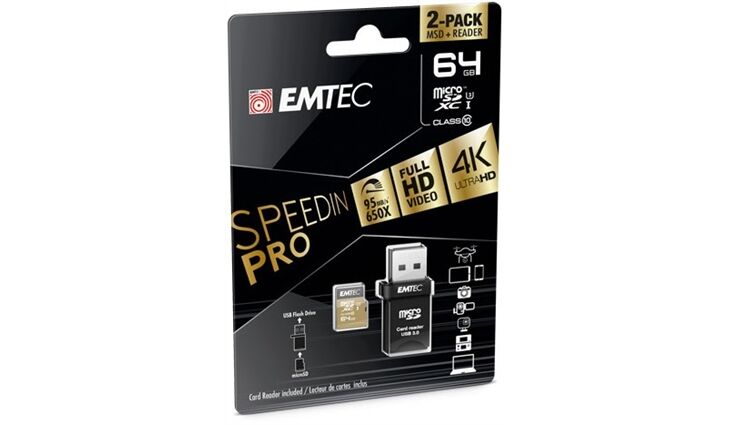EMTEC microSDXC Class 10 Speedin (64GB)