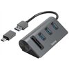 Hama 200140 USB-Hub/Kartenleser 5 Ports