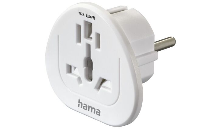 Hama 223455 Reiseadapter (Welt>Europa)