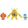 Jazwares BF3 Plinfa,Vulpix,Elektek,Battle Figuren 3er Pack