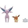 Jazwares Bf3 Evoli,Snomnom,Psiana Battle Figur 3