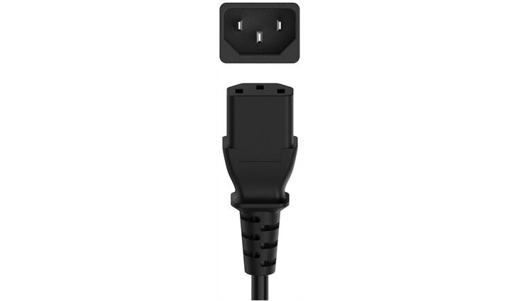 Hama 200738 Netzkabel Schuko, 3 pol. (2,5m)
