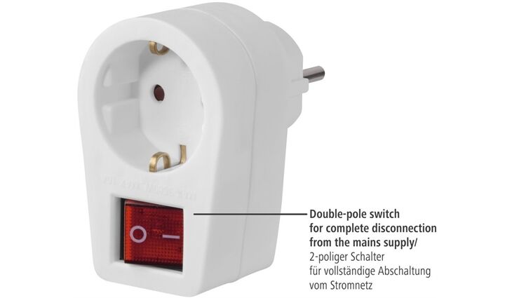 Hama 223213 Steckdosenadapter